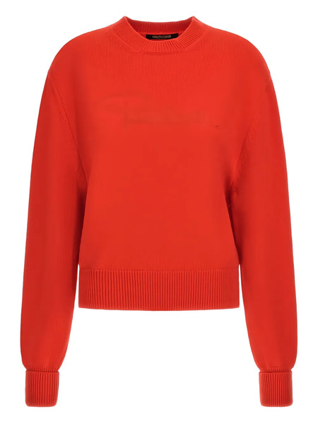  Roberto Cavalli Embroidered Logo Sweater 