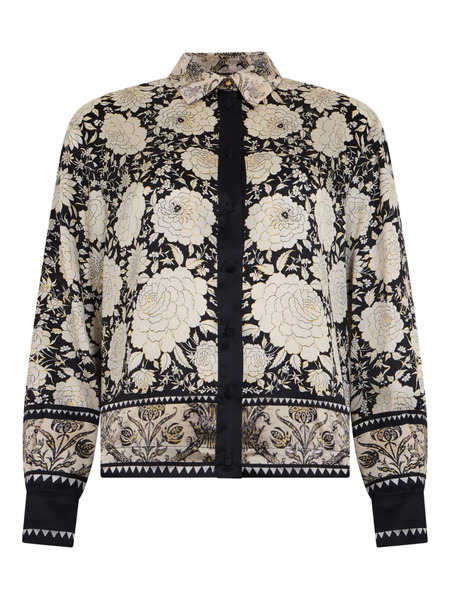  Roberto Cavalli Floral-print Shirt - Neutrals 