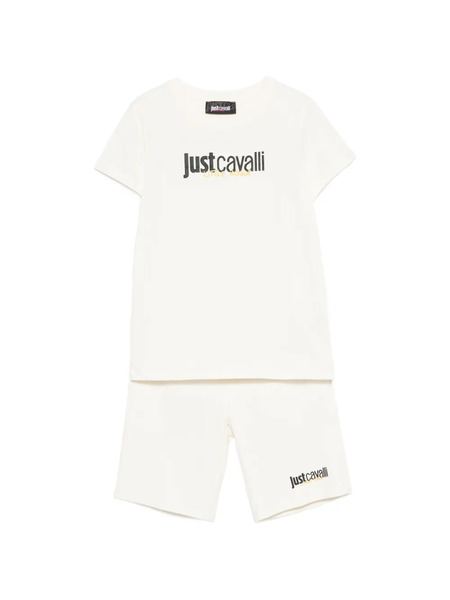  Roberto Cavalli Junior Drawstring Short Set - Neutrals 