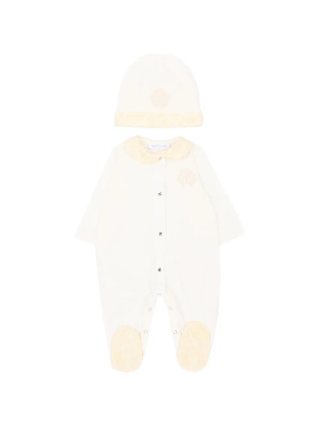  Roberto Cavalli Junior Embroidered Babygrow Set - Neutrals 