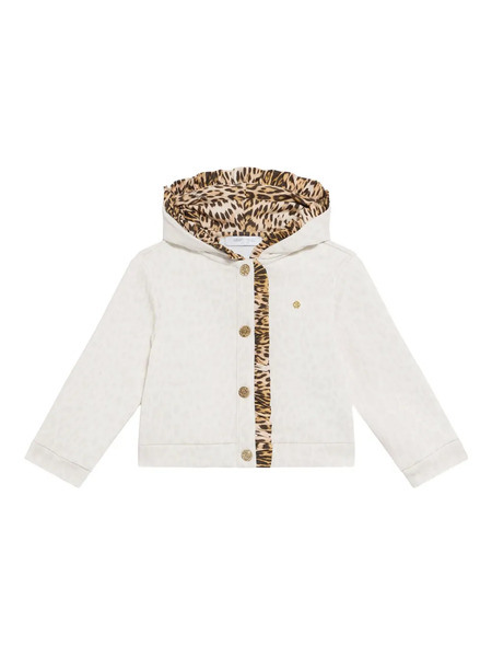  Roberto Cavalli Junior Leopard-print Sweatshirt - White 