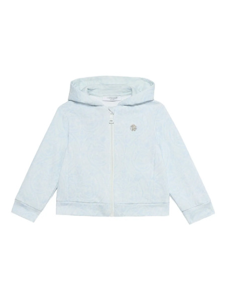  Roberto Cavalli Junior Logo-plaque Hoodie - Blue 