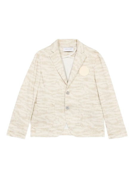  Roberto Cavalli Junior Monogram Blazer - Neutrals 