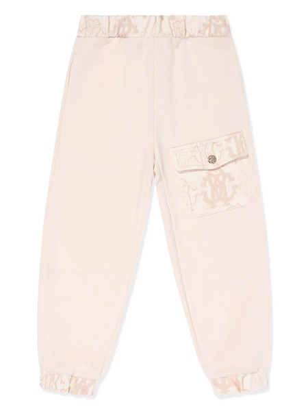  Roberto Cavalli Junior Printed Jersey Track Pants - Neutrals 
