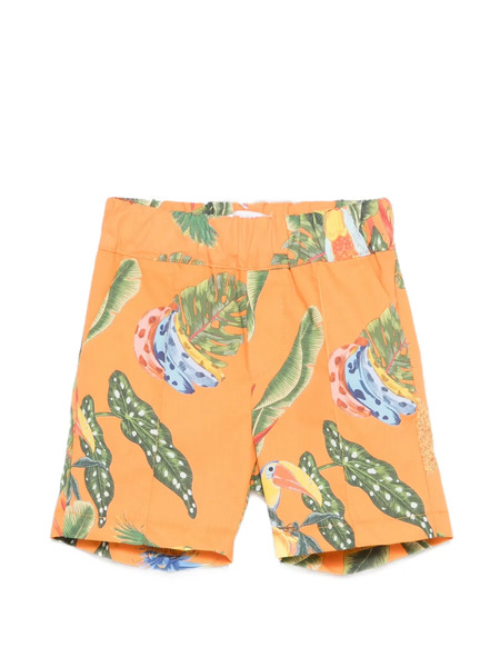  Roberto Cavalli Junior Printed Shorts - Orange 