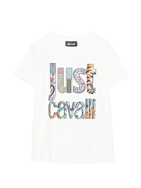  Roberto Cavalli Junior Printed T-shirt - White 