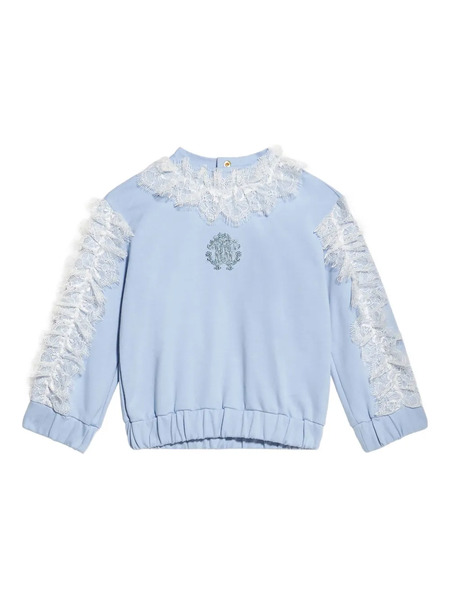  Roberto Cavalli Junior Rc Monogram Sweatshirt - Blue 