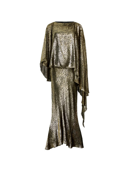  Roberto Cavalli Layered Dress - Gold 
