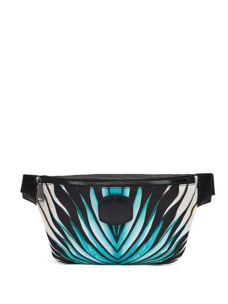  Roberto Cavalli Leaf-print Belt Bag - Blue 