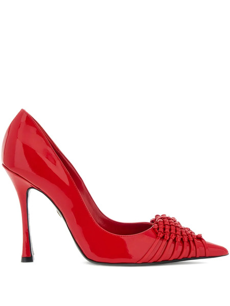  Roberto Cavalli Leather Pumps - Red 