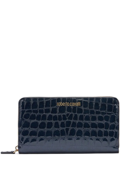  Roberto Cavalli Leather Wallet - Blue 