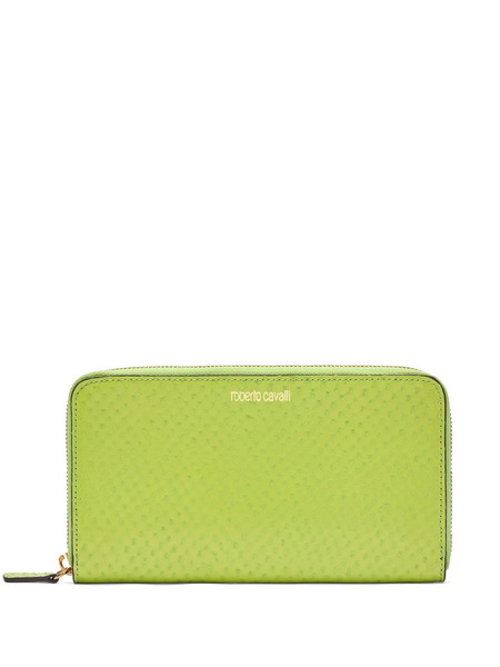 Roberto Cavalli Leather Wallet - Green 