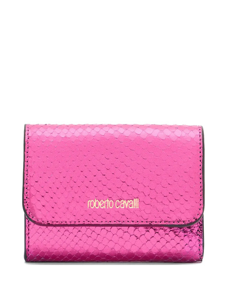  Roberto Cavalli Leather Wallet - Pink 