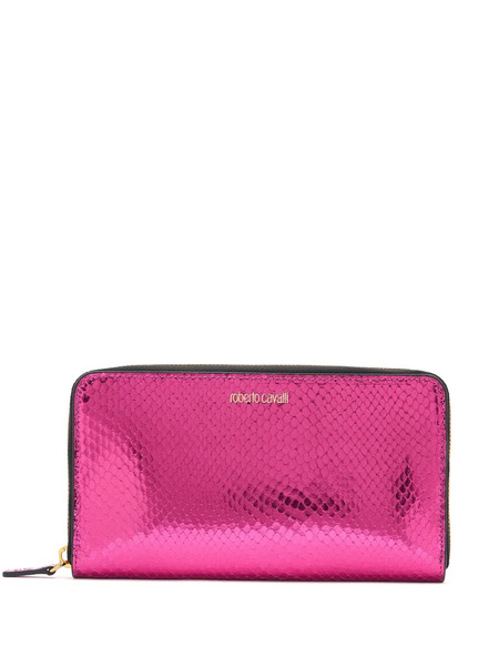  Roberto Cavalli Leather Wallet - Pink 