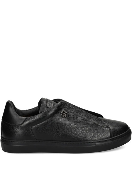  Roberto Cavalli Logo-plaque Sneakers - Black 