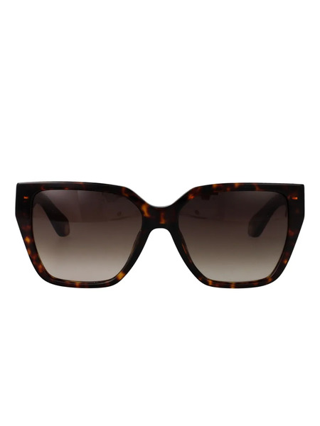  Roberto Cavalli Logo-plaque Square Sunglasses - Brown 