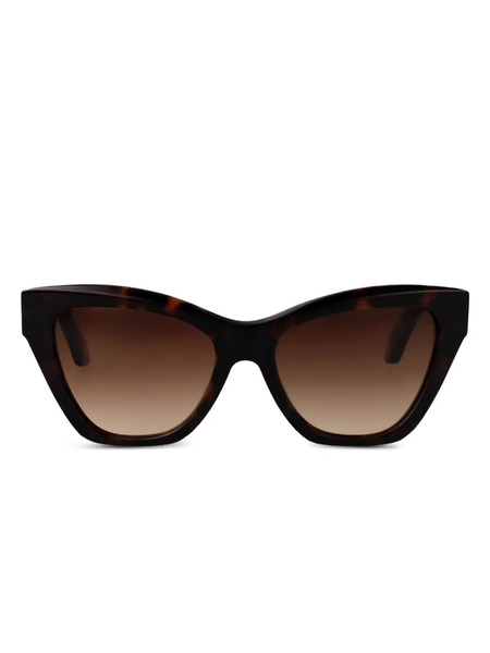  Roberto Cavalli Logo-plaque Sunglasses - Brown 