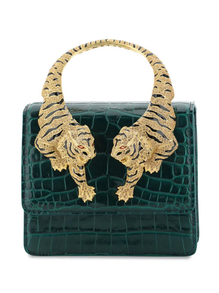  Roberto Cavalli Medium Roar Top-handle Bag - Green 