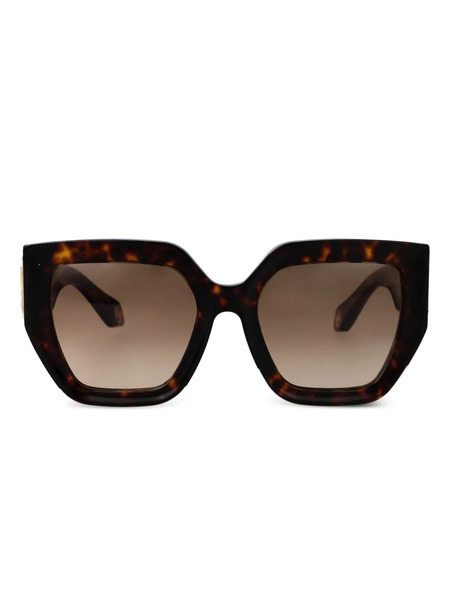  Roberto Cavalli Oversize-frame Sunglasses - Brown 
