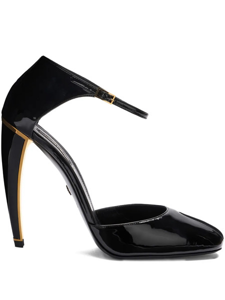  Roberto Cavalli Patent-leather Pumps - Black 