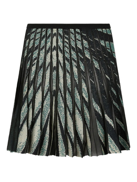  Roberto Cavalli Pleated Mini Skirt - Blue 