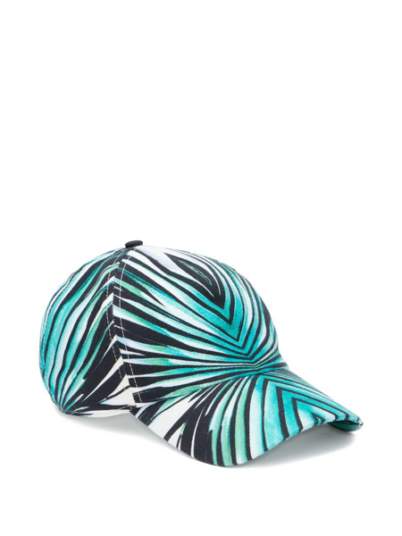  Roberto Cavalli Print Baseball Cap - Blue 