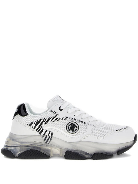  Roberto Cavalli Rc Monogram-appliqué Sneakers - White 