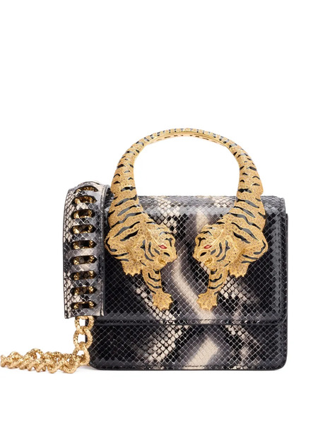  Roberto Cavalli Roar Tiger-handle Mini Bag - Black 