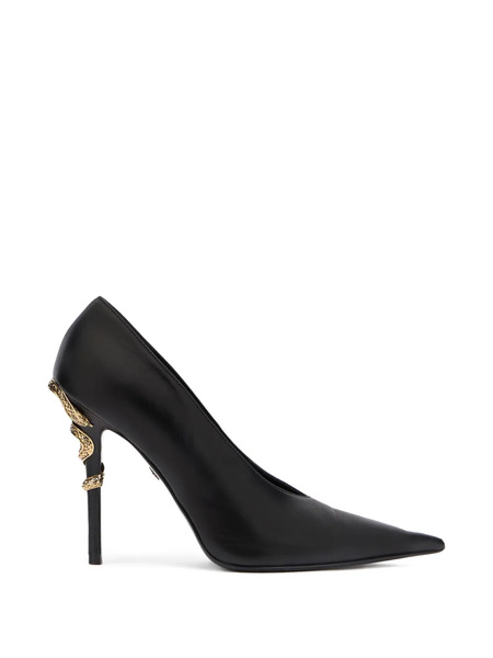  Roberto Cavalli Serpentine Pointed-toe Pumps - Black 