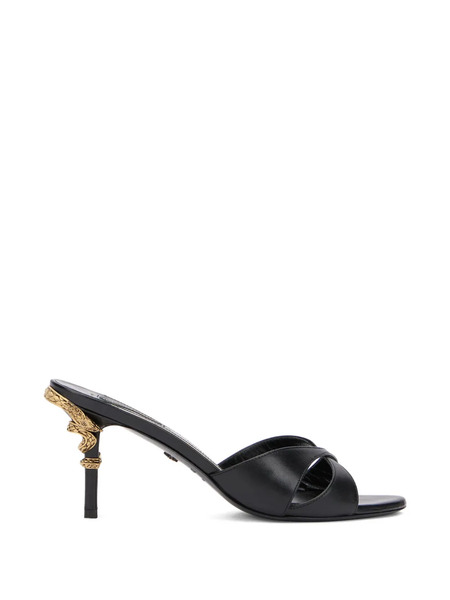  Roberto Cavalli Serpentine Sandals - Black 