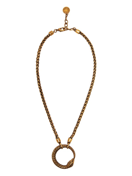  Roberto Cavalli Snake-pendant Necklace - Gold 