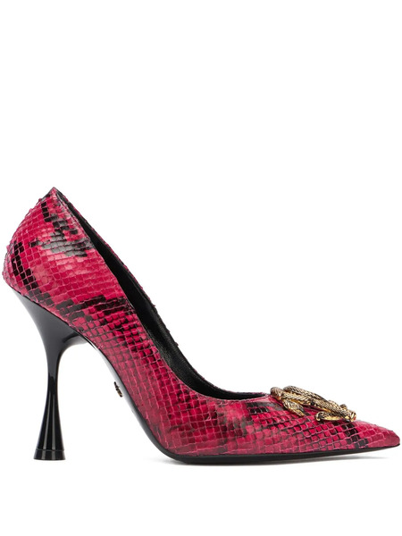  Roberto Cavalli Snake-print High Heel-pumps - Pink 