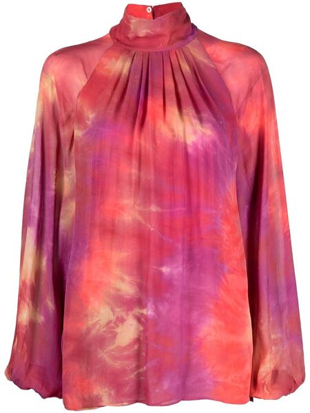  Roberto Cavalli Tie-dye Blouse - Pink 