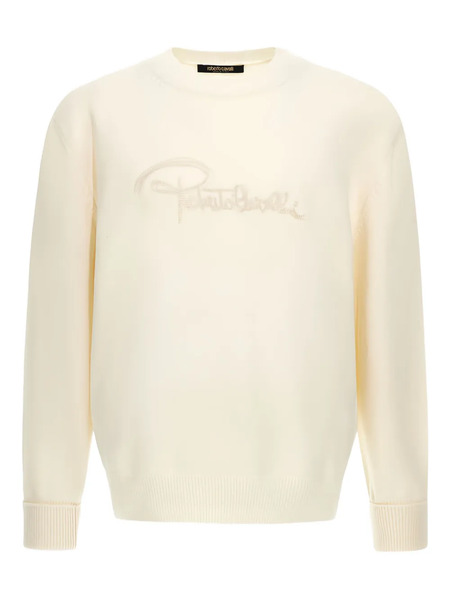  Roberto Cavalli Wool Sweater - Neutrals 