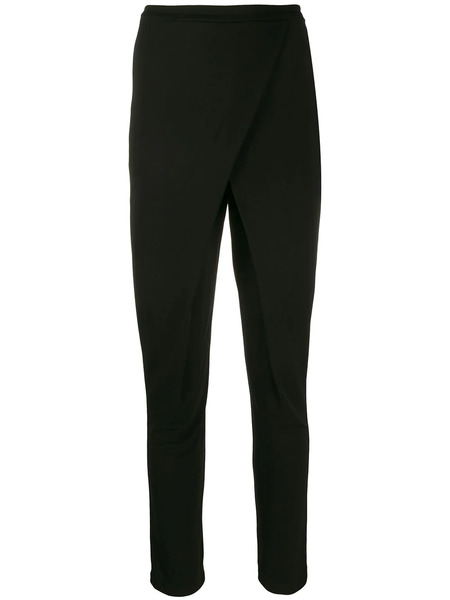  Roberto Cavalli Wrap-effect Panelled Trousers - Black 