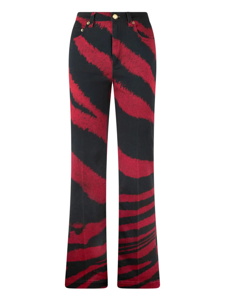  Roberto Cavalli Zebra-print Jeans - Red 