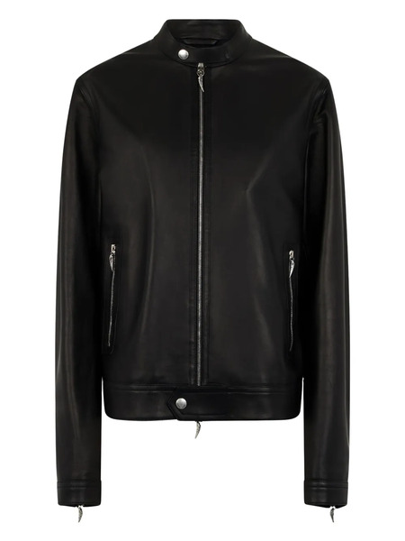  Roberto Cavalli Zip-up Bomber Jacket - Black 