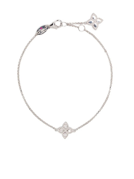  Roberto Coin 18k White Gold Diamond Bracelet - Silver 