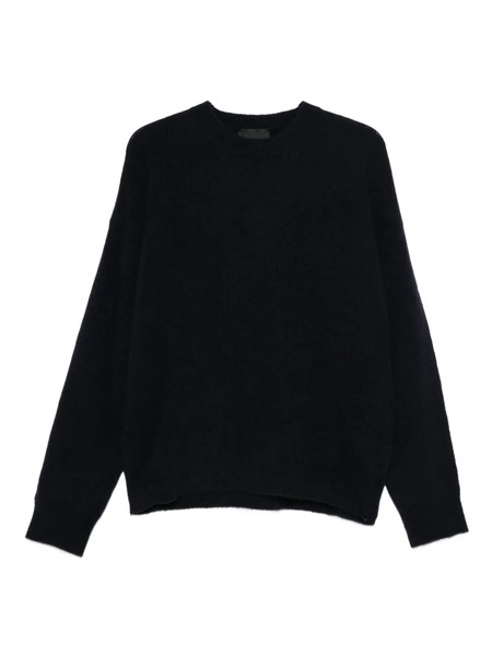  Roberto Collina Brushed-effect Jumper - Blue 