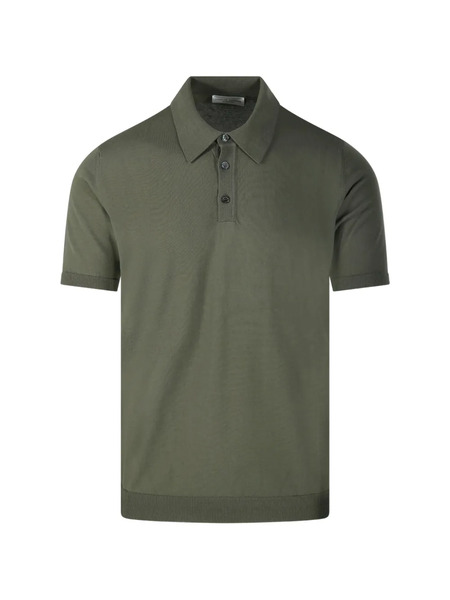  Roberto Collina Button Polo Shirt - Green 