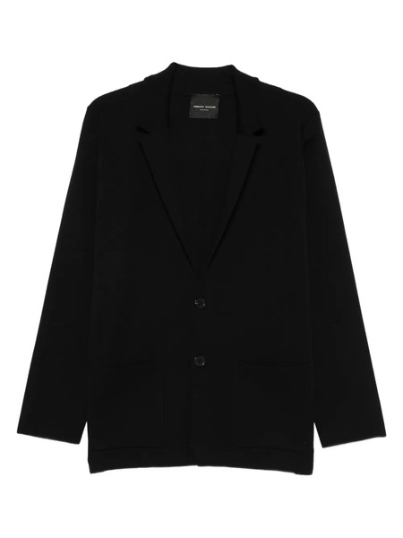  Roberto Collina Buttoned Patch-pocket Cardigan - Black 