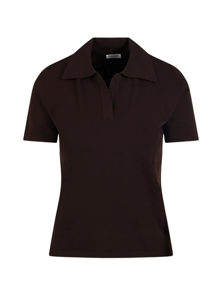  Roberto Collina Collared T-shirt - Brown 