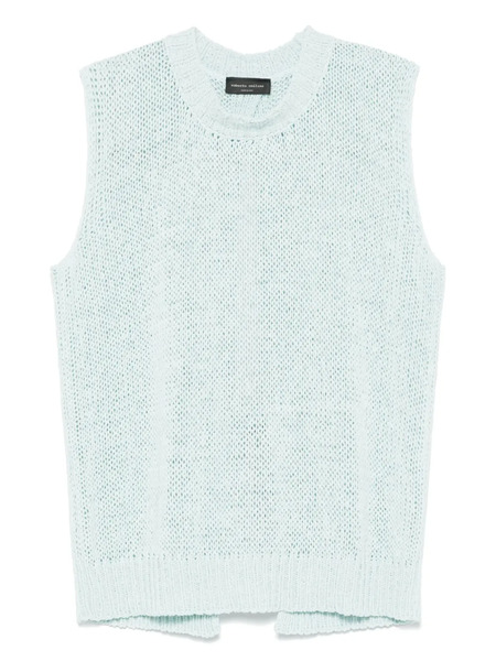  Roberto Collina Cotton-blend Top - Blue 