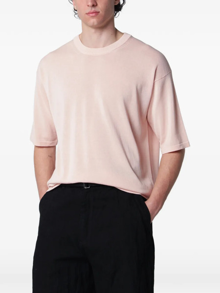  Roberto Collina Crew-neck Short-sleeve T-shirt - Pink 