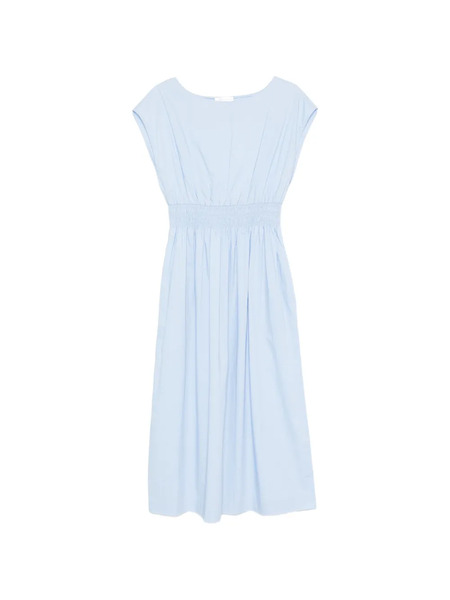  Roberto Collina Elasticated-waist Midi Dress - Blue 