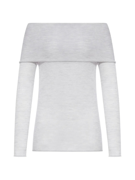  Roberto Collina Off-shoulder Sweater - Grey 
