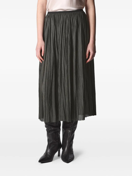  Roberto Collina Pleated Midi Skirt - Green 