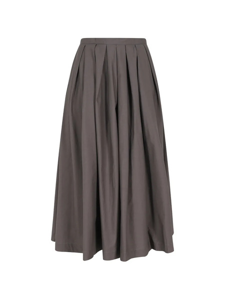  Roberto Collina Pleated Midi Skirt - Grey 