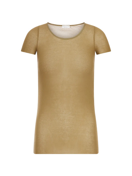  Roberto Collina Ribbed T-shirt - Neutrals 