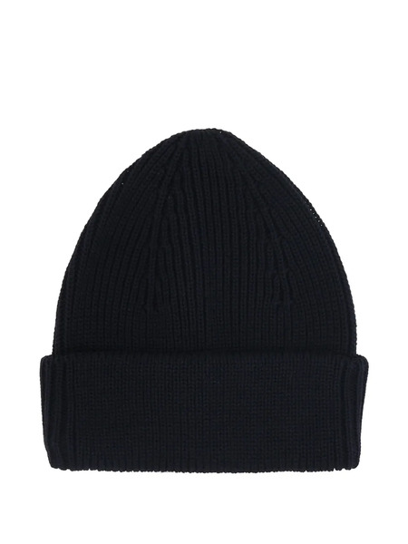  Roberto Collina Ribbed Wool Beanie Hat - Blue 